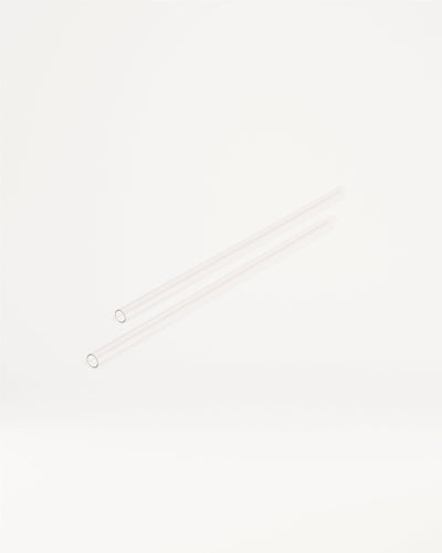 Explorer Thermo Tumbler Straws, transparent hollow cylinders.