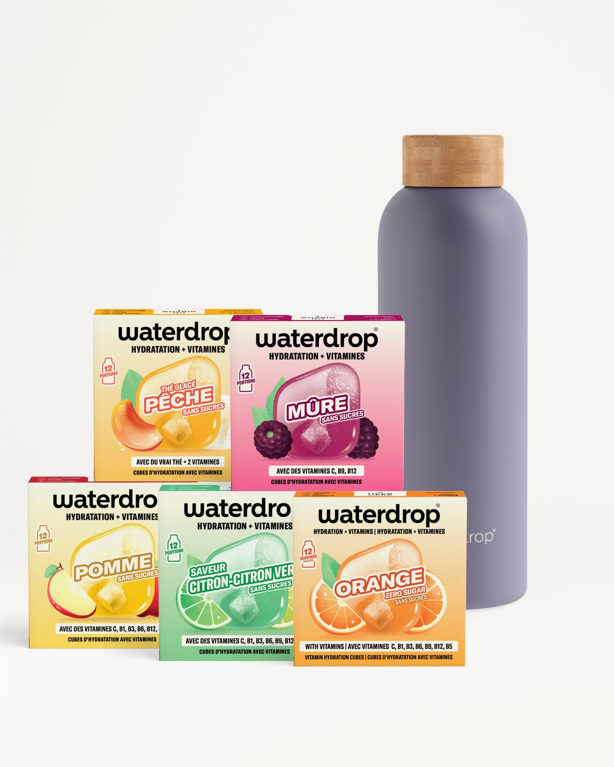 30 Days Starter Set Thermo Steel with five flavor boxes displayed.