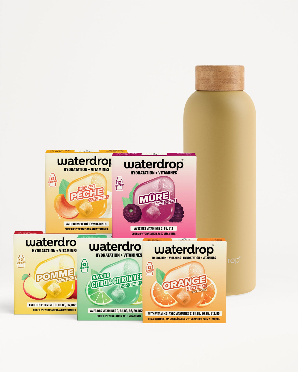 30 Days Starter Set Thermo Steel with five flavor boxes.