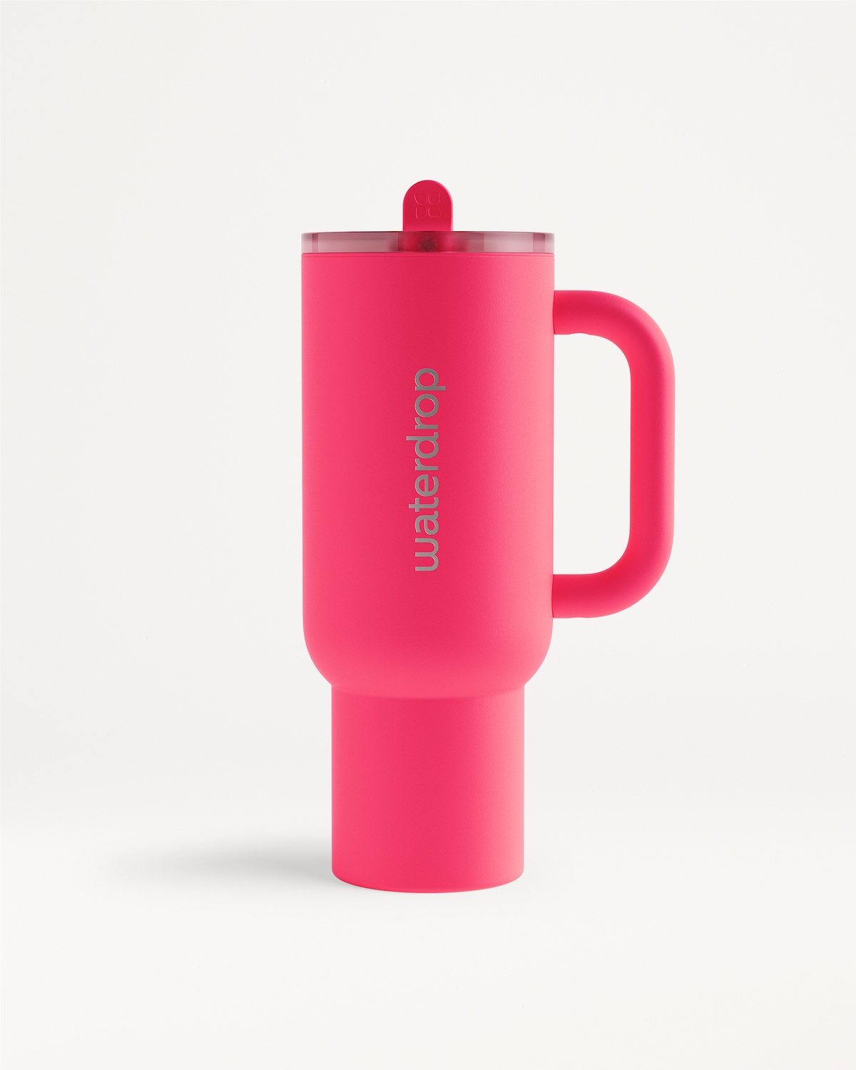 Gobelet Exploreur Thermo with handle and clear sliding lid.