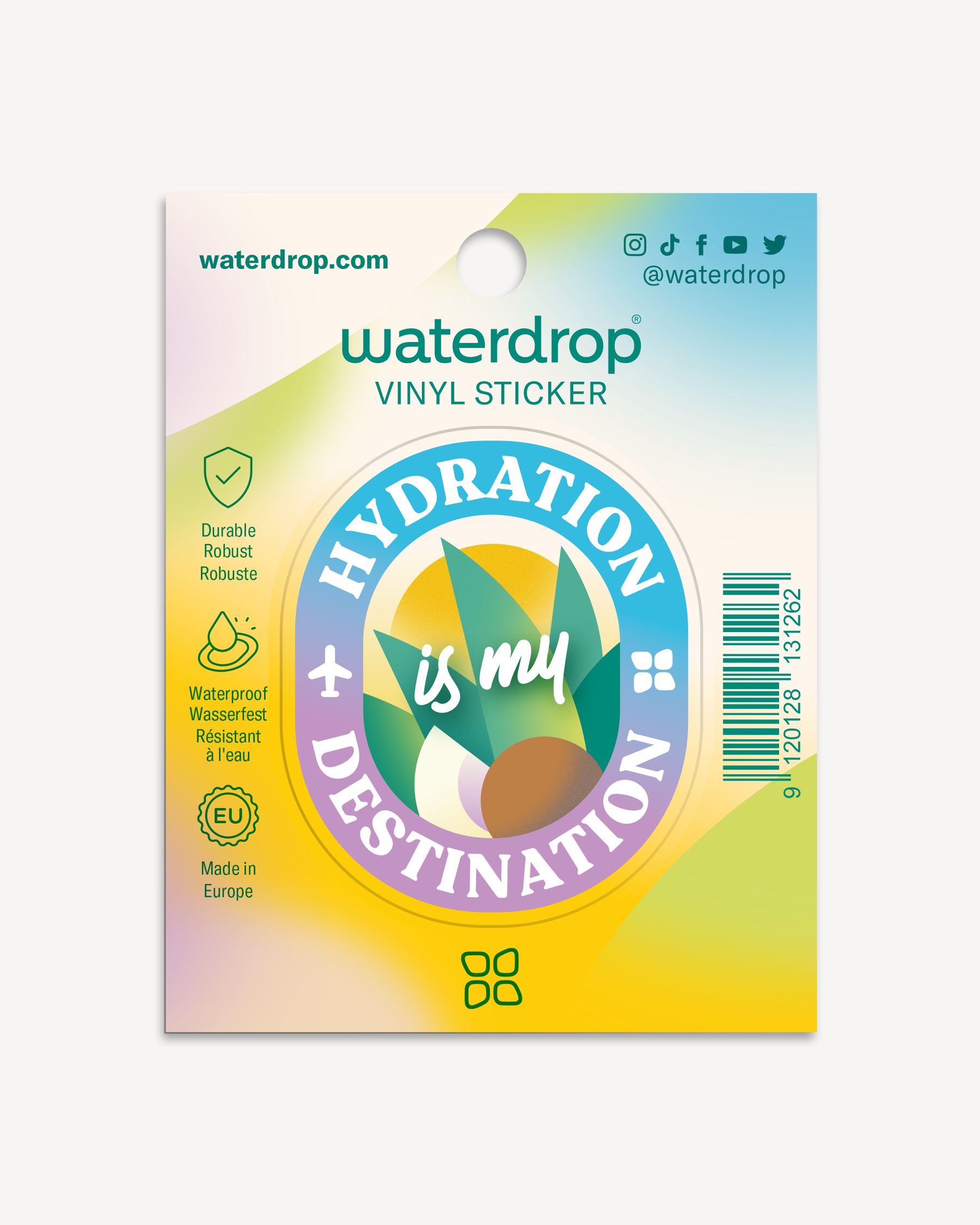 Sticker pour Bouteille with unique design elements.