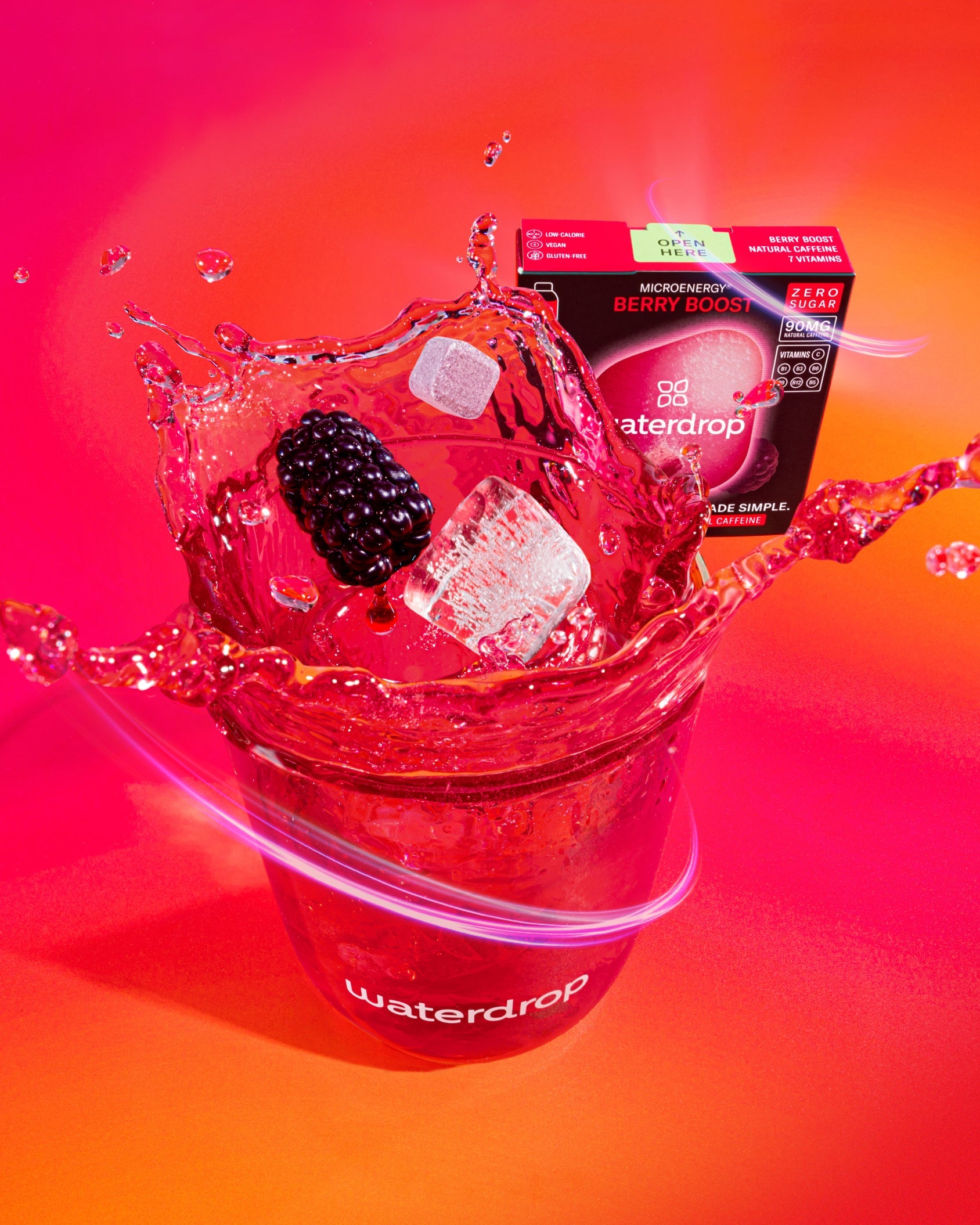 Couvercle Sport for easy hydration.