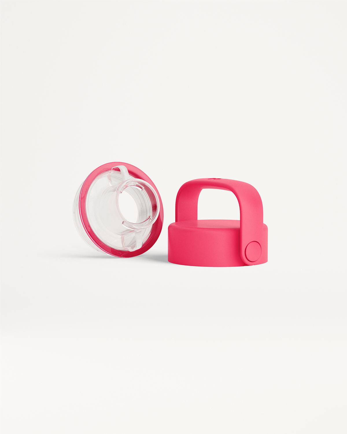 Metal Spout Lid with interchangeable caps.