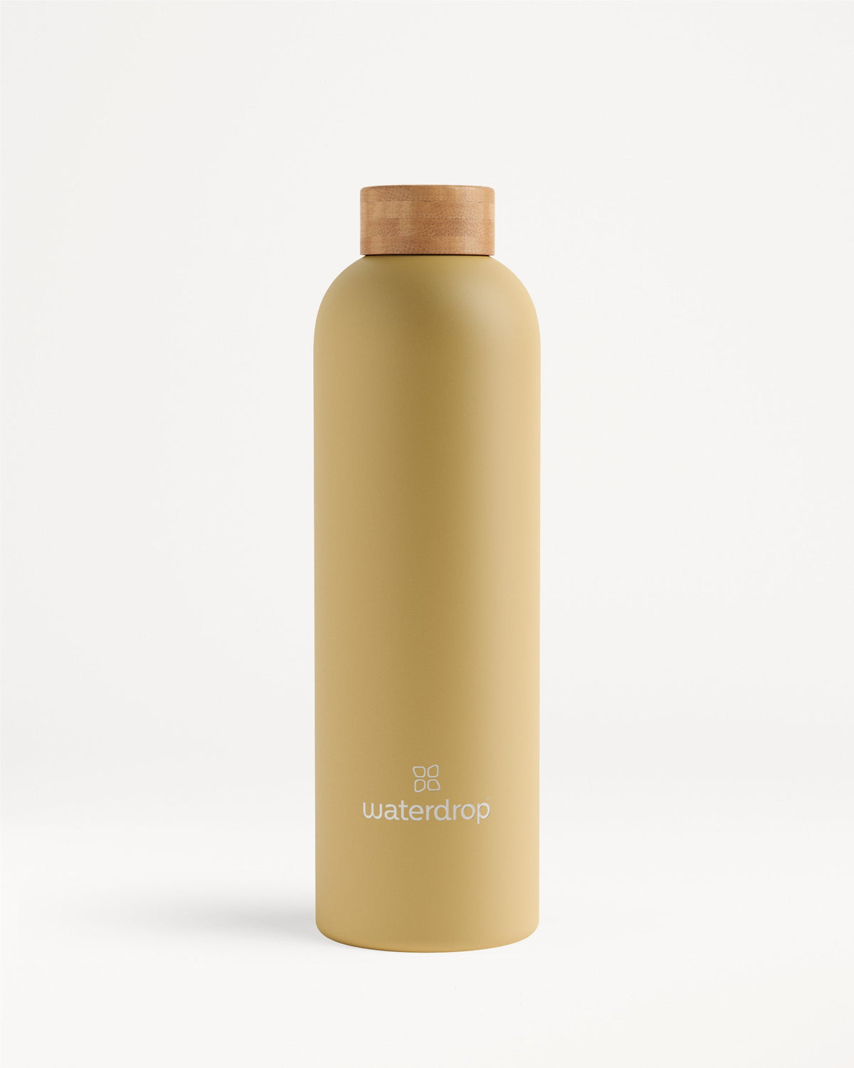Bouteille Thermo Inox with bamboo cap by waterdrop.