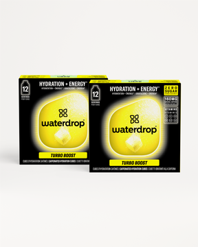 Double Pack Microenergy BOOST caffeinated hydration cubes.