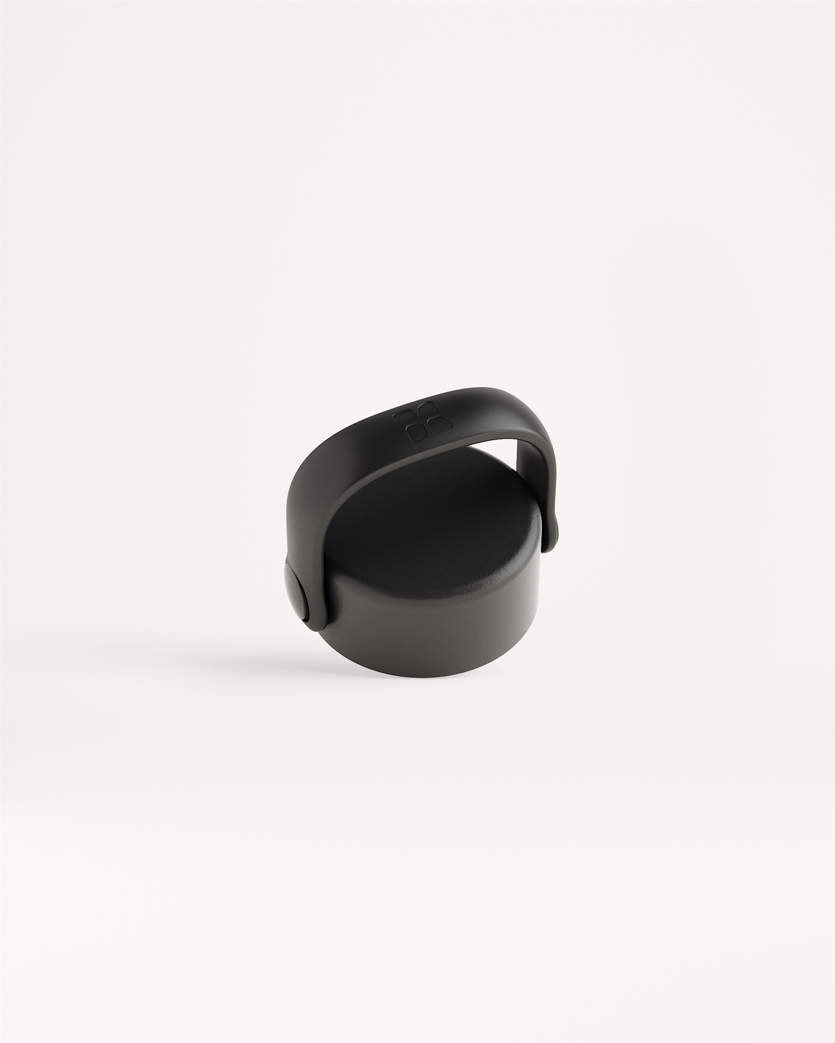 Carry Cap with integrated handle and embossed logo.