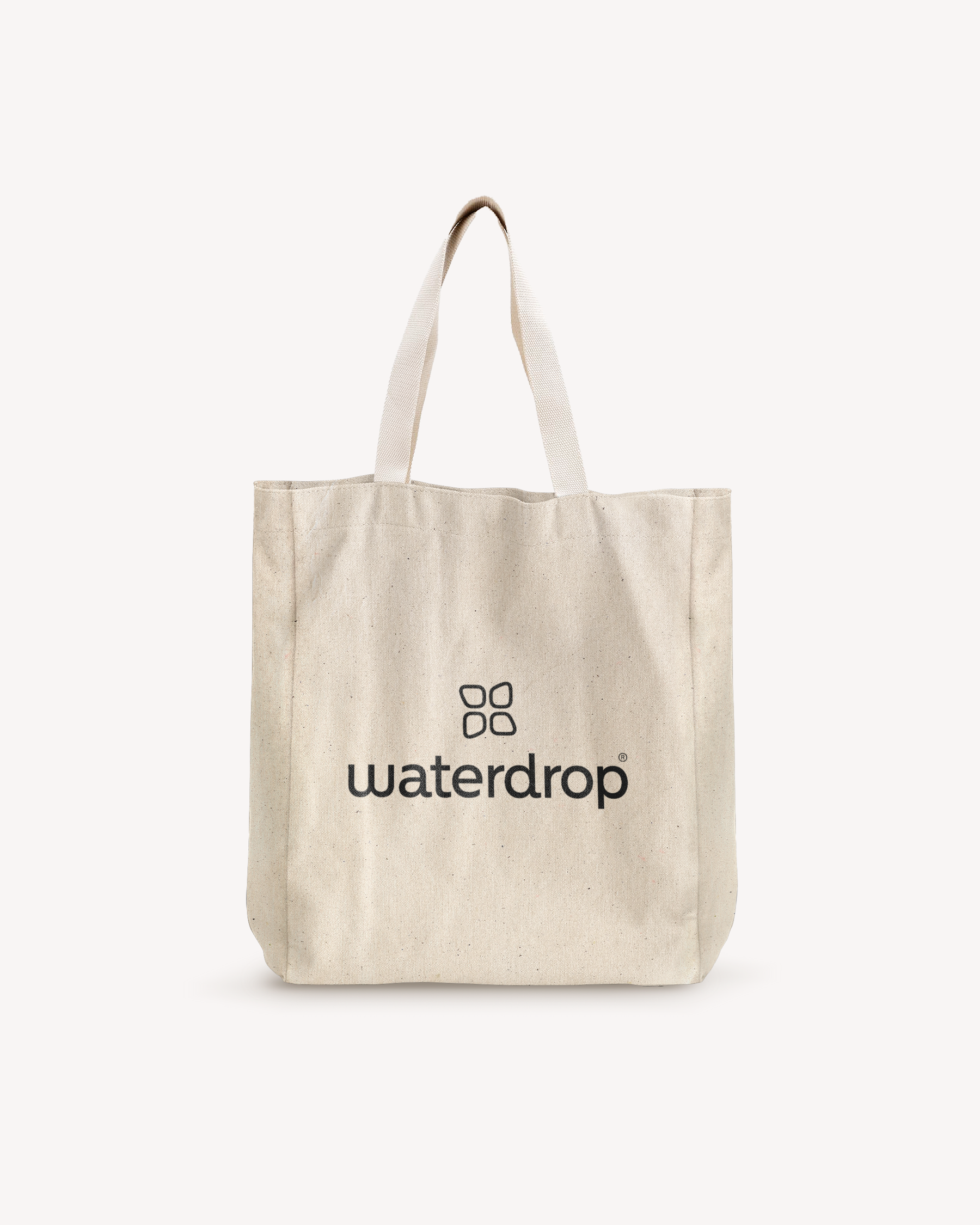 Sac Cabas: premium cotton tote for shopping and waterdrop® essentials.